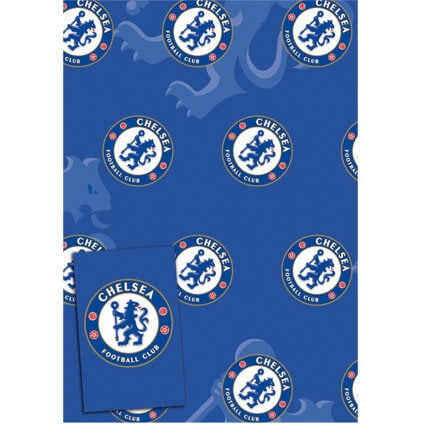 Gift Wrapping Paper Danilo Chelsea Football Club 10 Sheets With 8 Tags