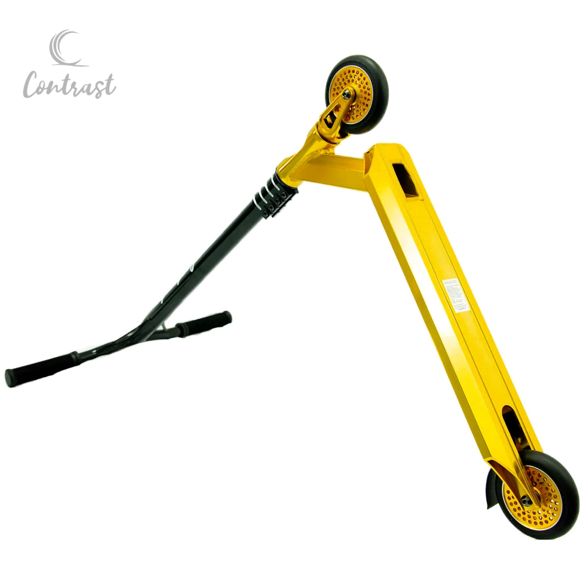 Contrast Pro Ride Stunt Scooter - Ano Gold/Gloss Black