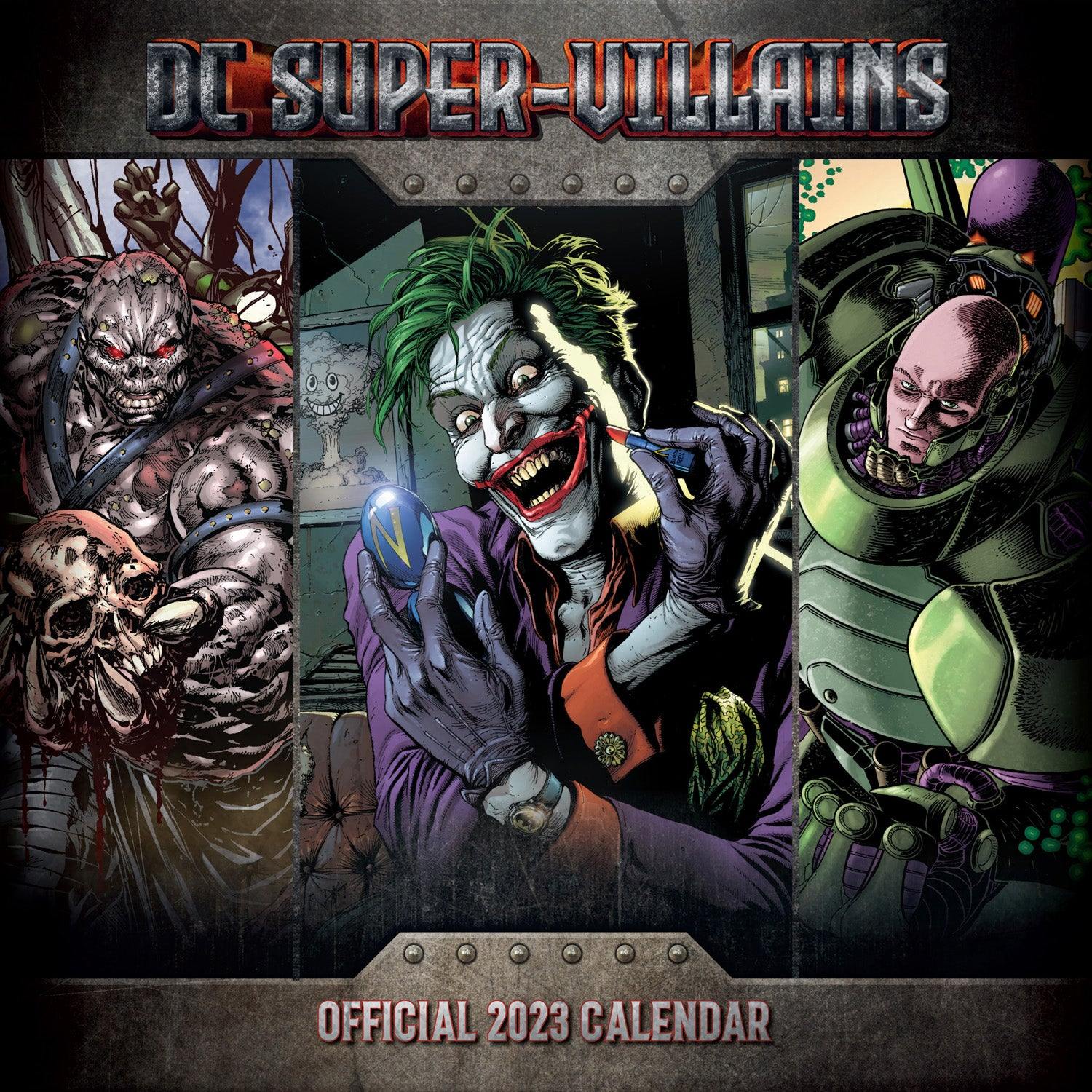 Calendar Danilo DC Super-Villains 2023 Square