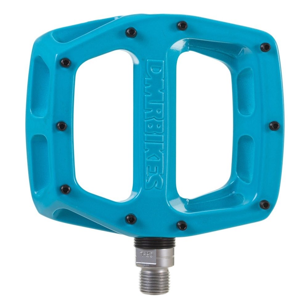 DMR V12 9/16 Inch Platform Bike Pedals Blue