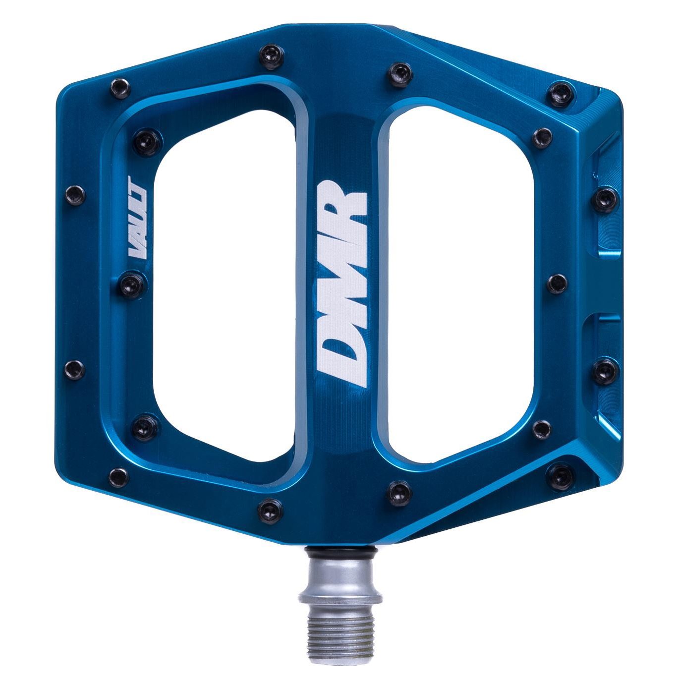 DMR Vault 9/16 Inch Platform Bike Pedals Super Blue