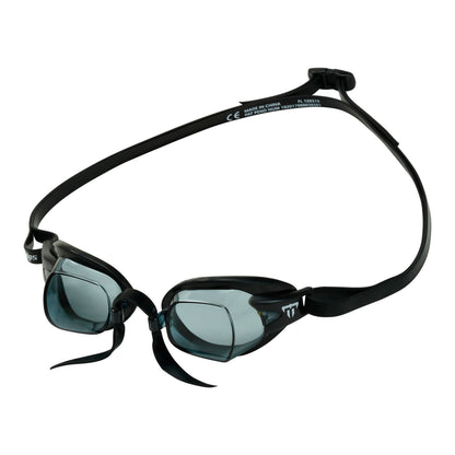 Phelps Chronos Men's Swimming Goggles Black Smoke Alternate 2