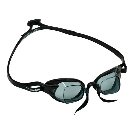 Phelps Chronos Men's Swimming Goggles Black Smoke