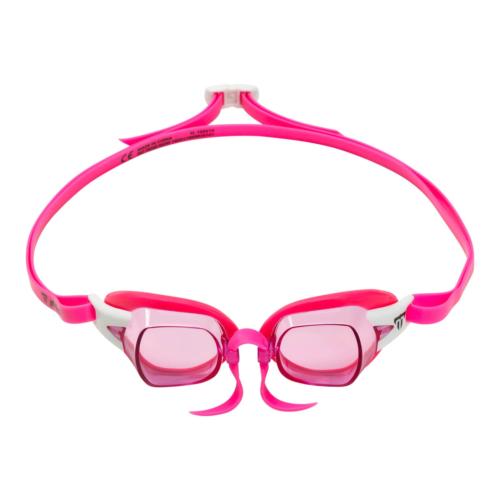 Phelps Chronos Men's Swimming Goggles Pink/White Pink Alternate 1