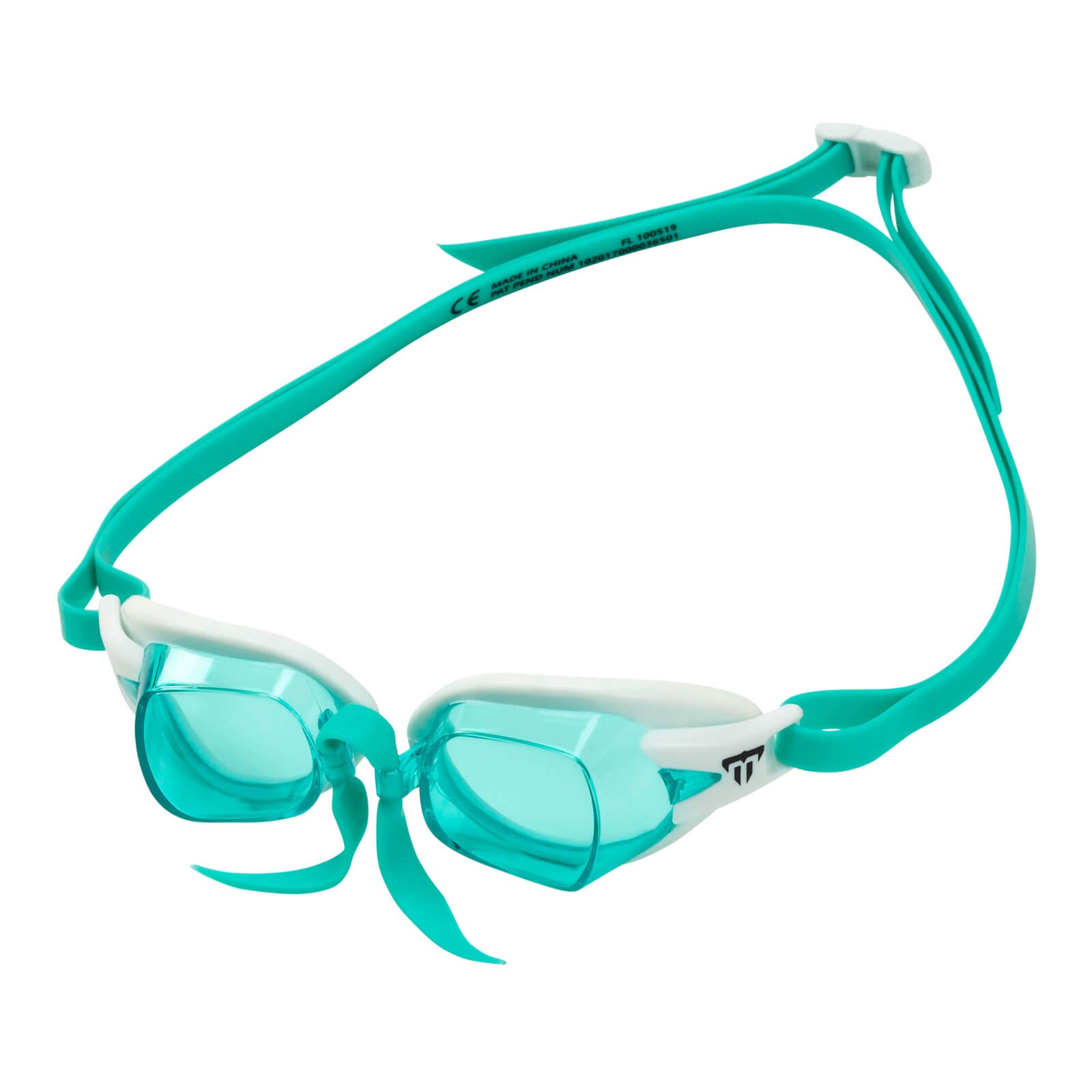 Phelps Chronos Men's Swimming Goggles Green/White Green Alternate 2