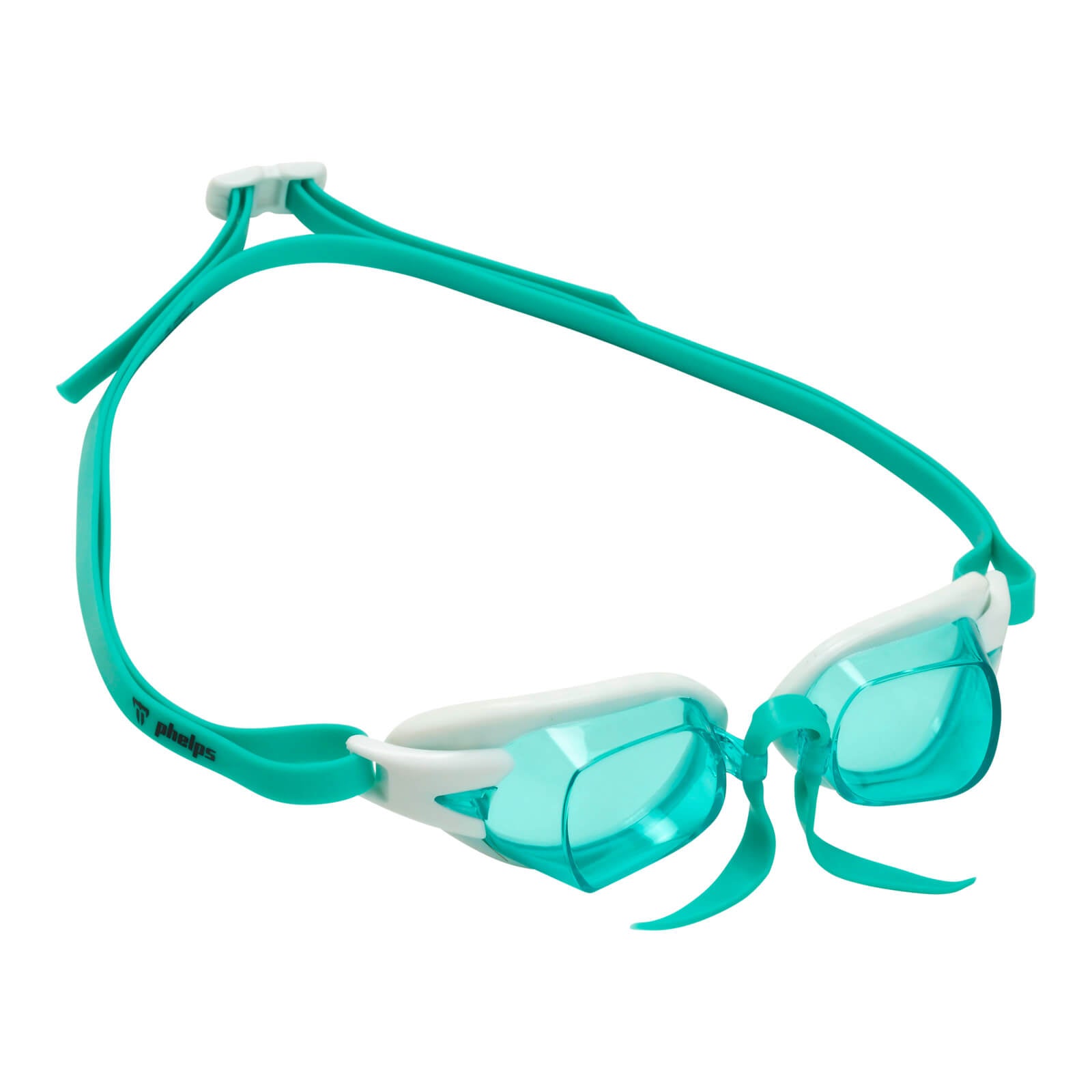 Phelps Chronos Men's Swimming Goggles Green/White Green
