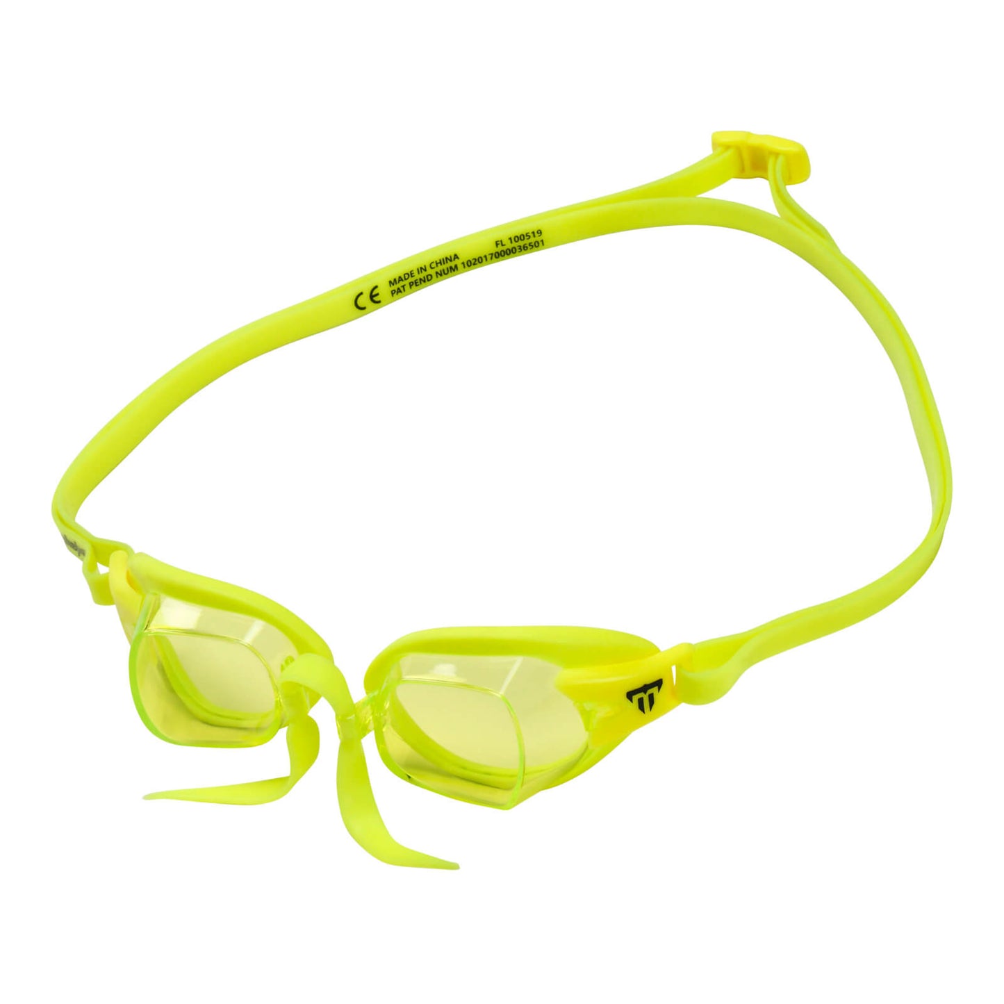 Phelps Chronos Men's Swimming Goggles Yellow Yellow Alternate 2