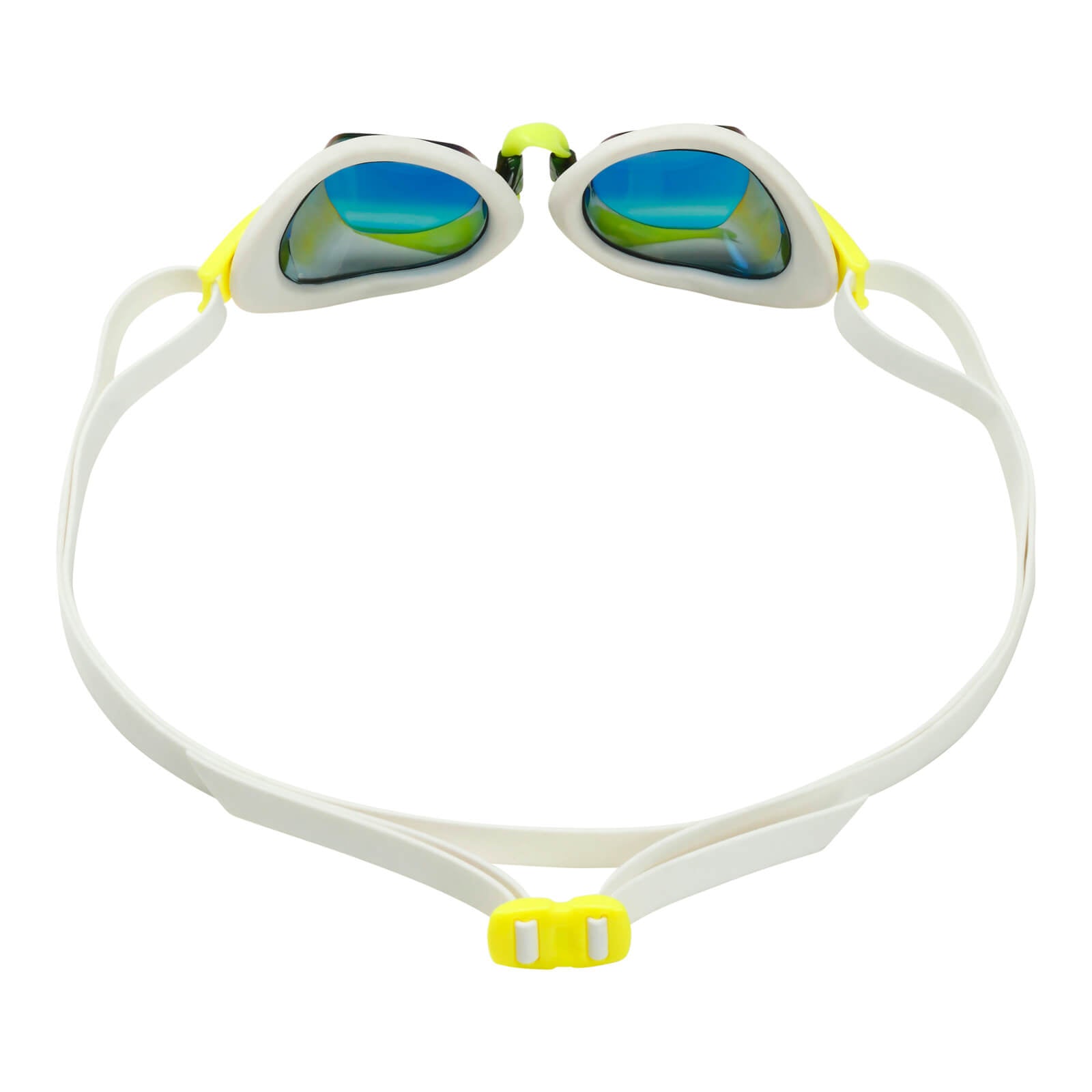 Phelps Chronos Men's Swimming Goggles White/Yellow Mirror Red Alternate 4
