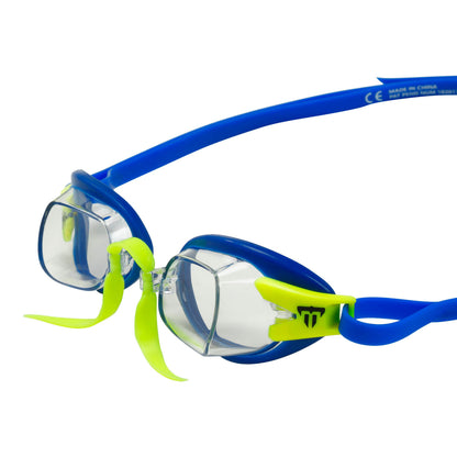 Phelps Chronos Men's Swimming Goggles Blue/Yellow Clear Alternate 3