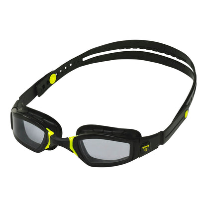 Phelps Ninja Men's Swimming Goggles Black/Yellow Smoke Alternate 2