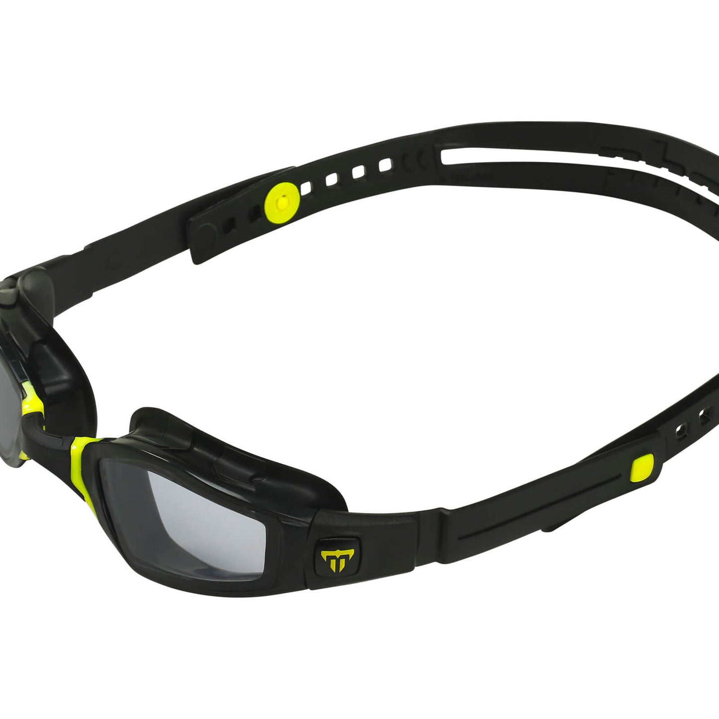 Phelps Ninja Men's Swimming Goggles Black/Yellow Smoke Alternate 3