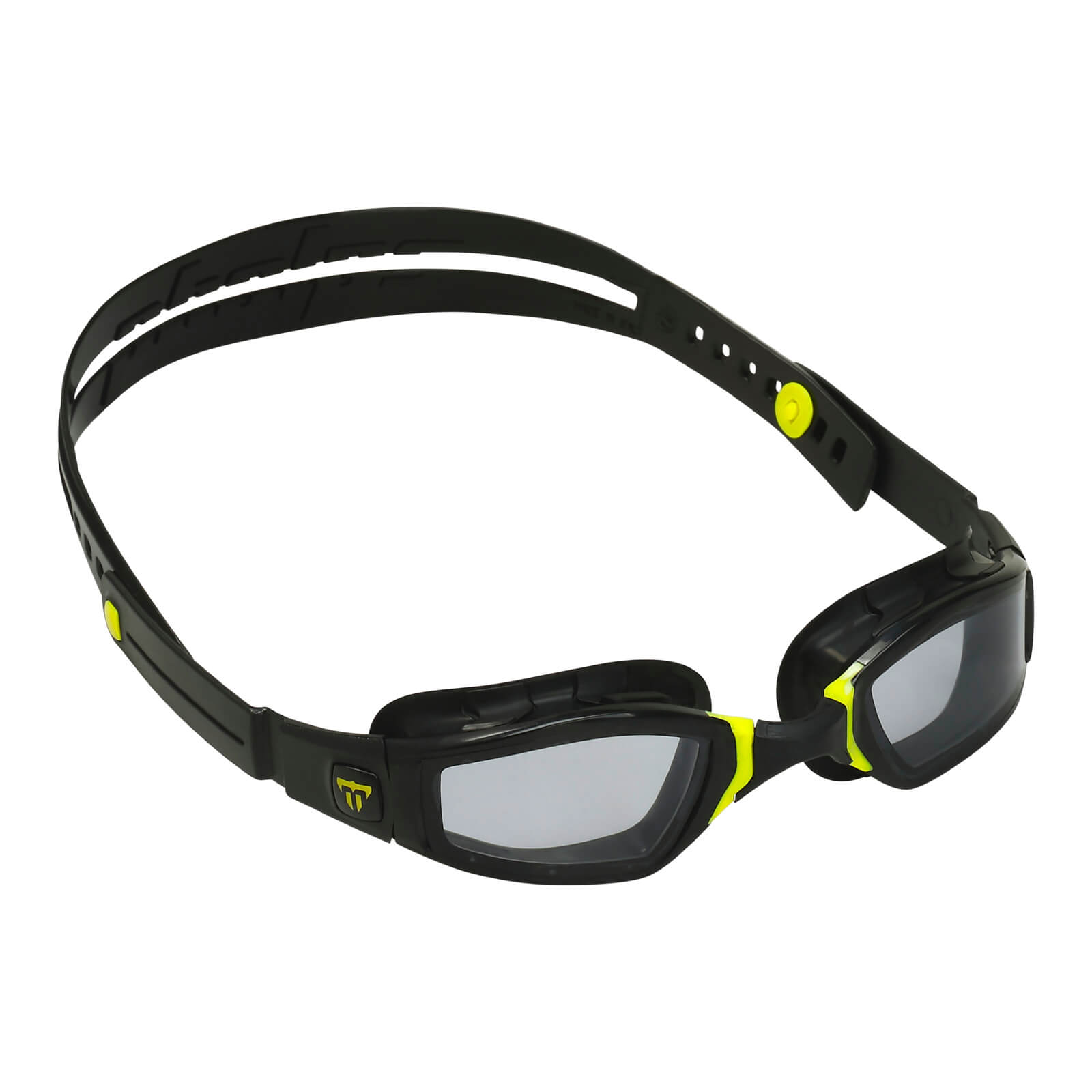 Phelps Ninja Men's Swimming Goggles Black/Yellow Smoke