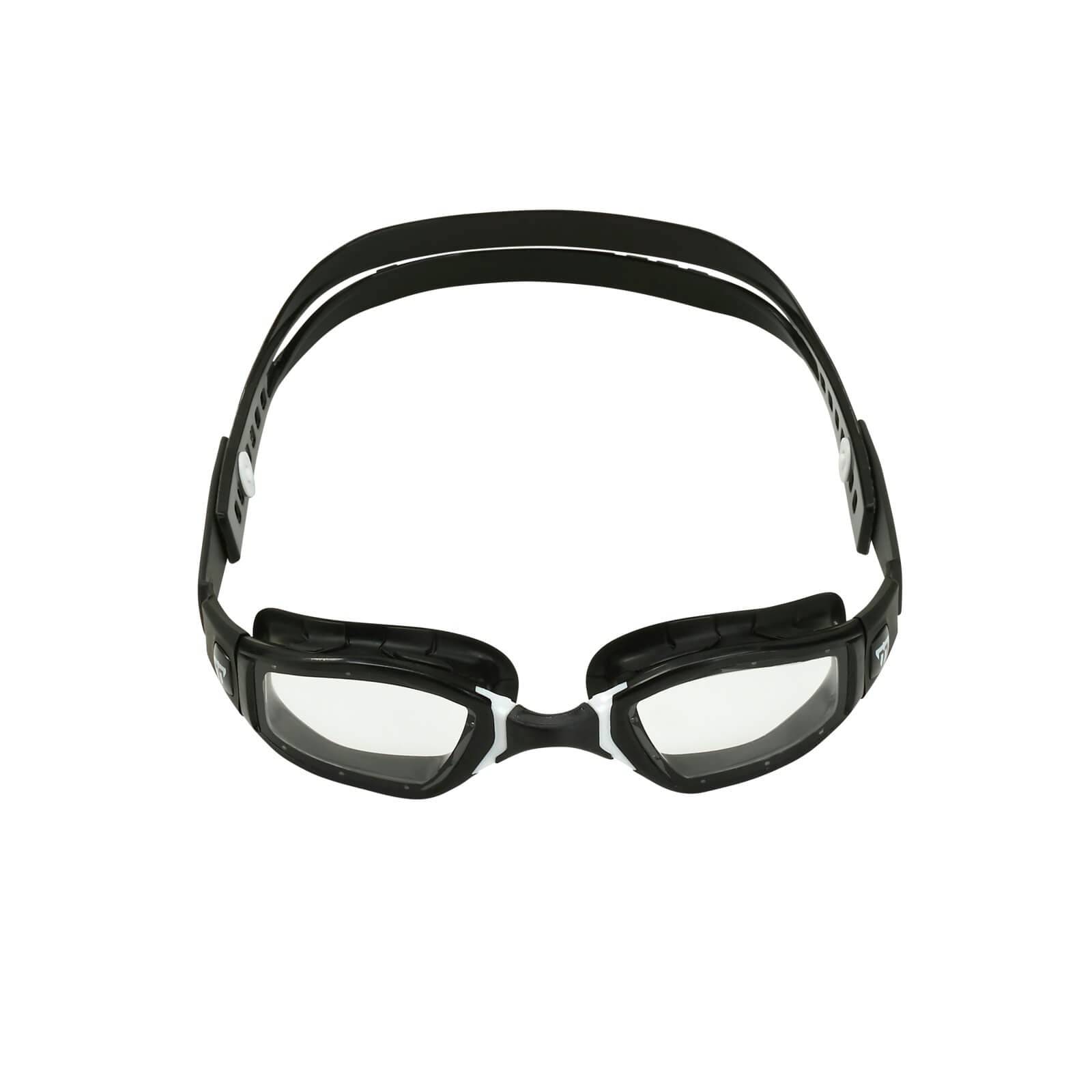 Phelps Ninja Men's Swimming Goggles Black/White Clear Alternate 1
