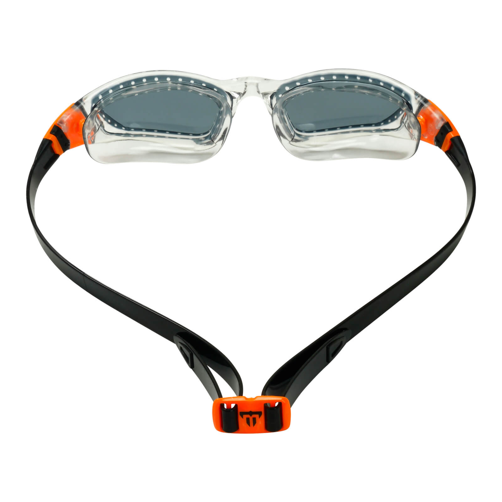 Phelps Tiburon Men's Swimming Goggles Transparent/Orange Smoke Alternate 4
