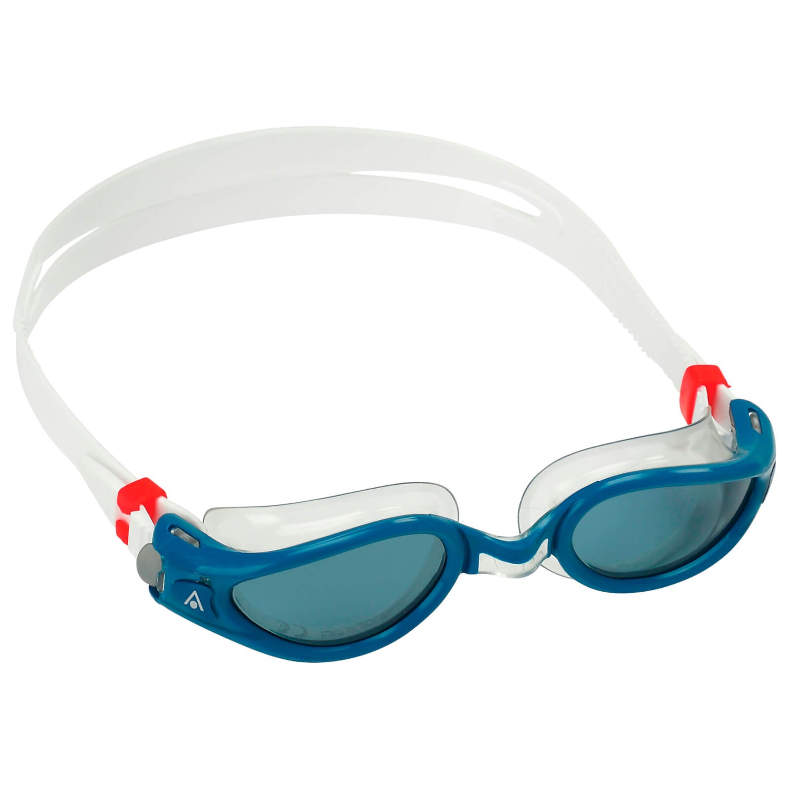 Men's Swimming Goggles Aqua Sphere Kaiman Exo Adult Triathlon Open Water Blue/Transparent - Smoke Alternate 2