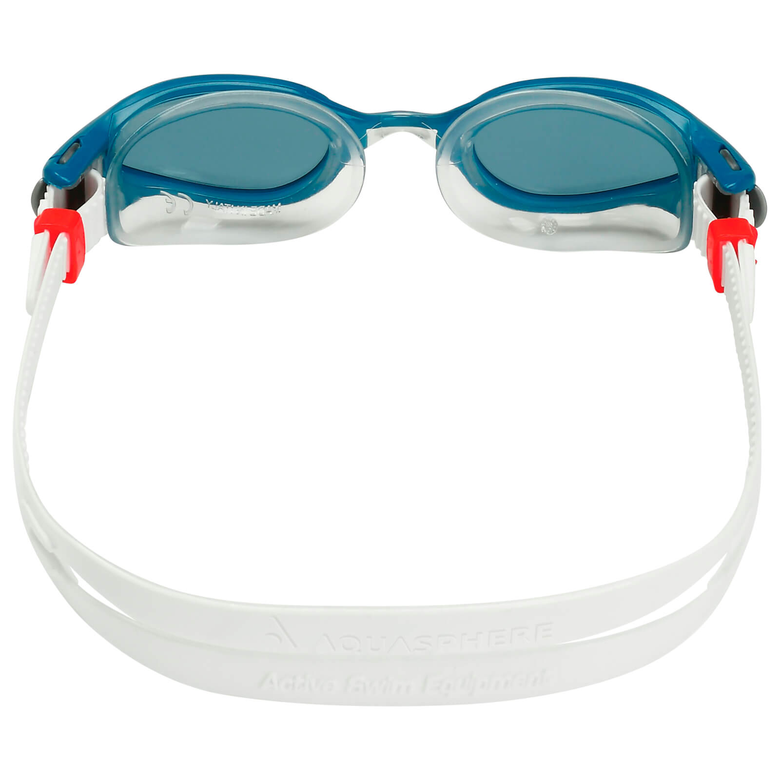 Men's Swimming Goggles Aqua Sphere Kaiman Exo Adult Triathlon Open Water Blue/Transparent - Smoke Alternate 3
