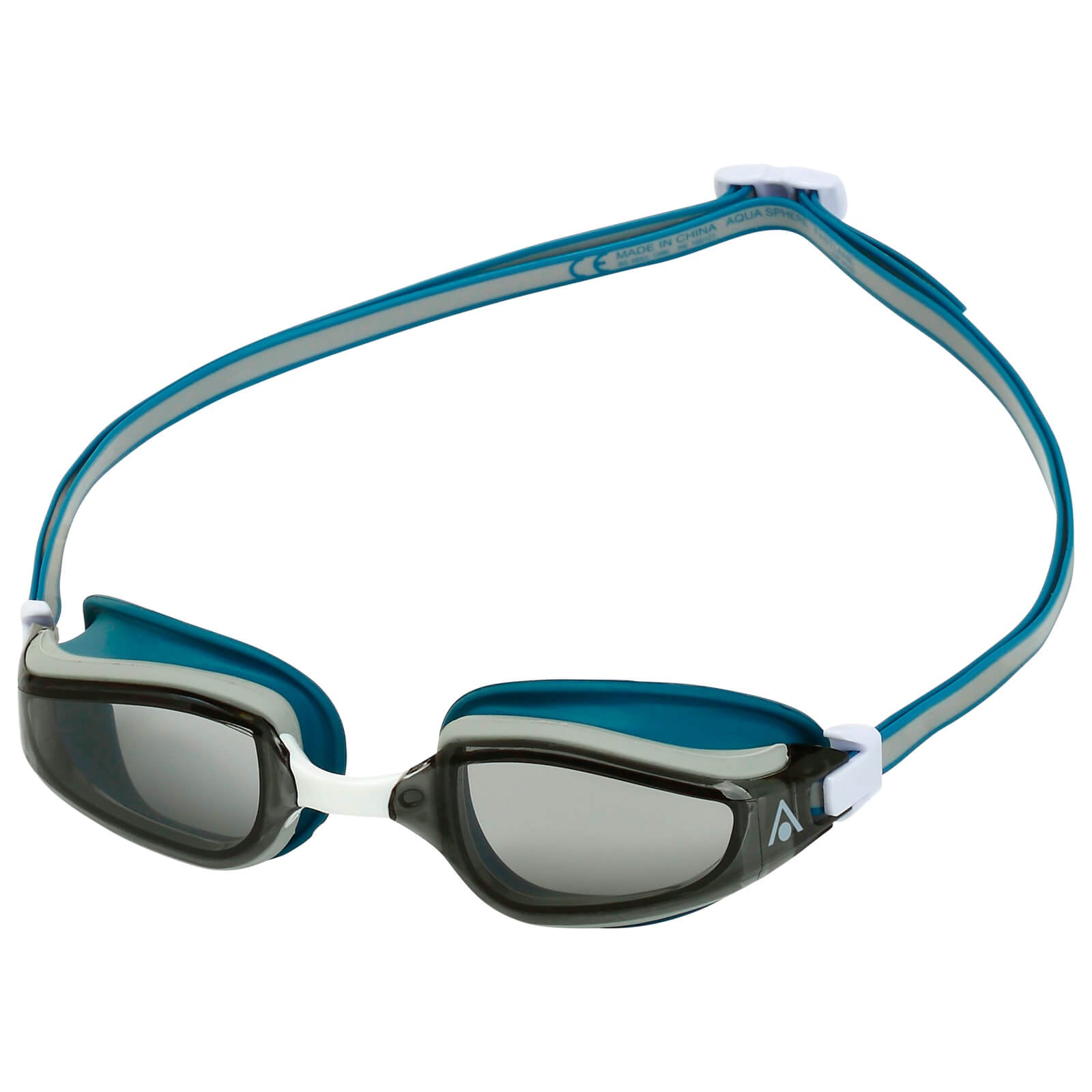 Men's Swimming Goggles Aqua Sphere Fastlane Adult Fitness Pool Blue/Blue - Dark