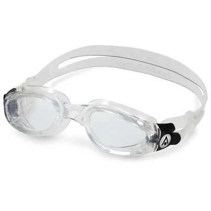 Men's Swimming Goggles Aqua Sphere Kaiman Adult Fitness Pool Transparent - Clear