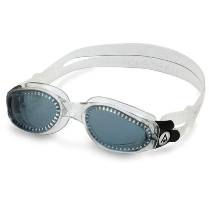 Men's Swimming Goggles Aqua Sphere Kaiman Adult Fitness Pool Clear - Smoke