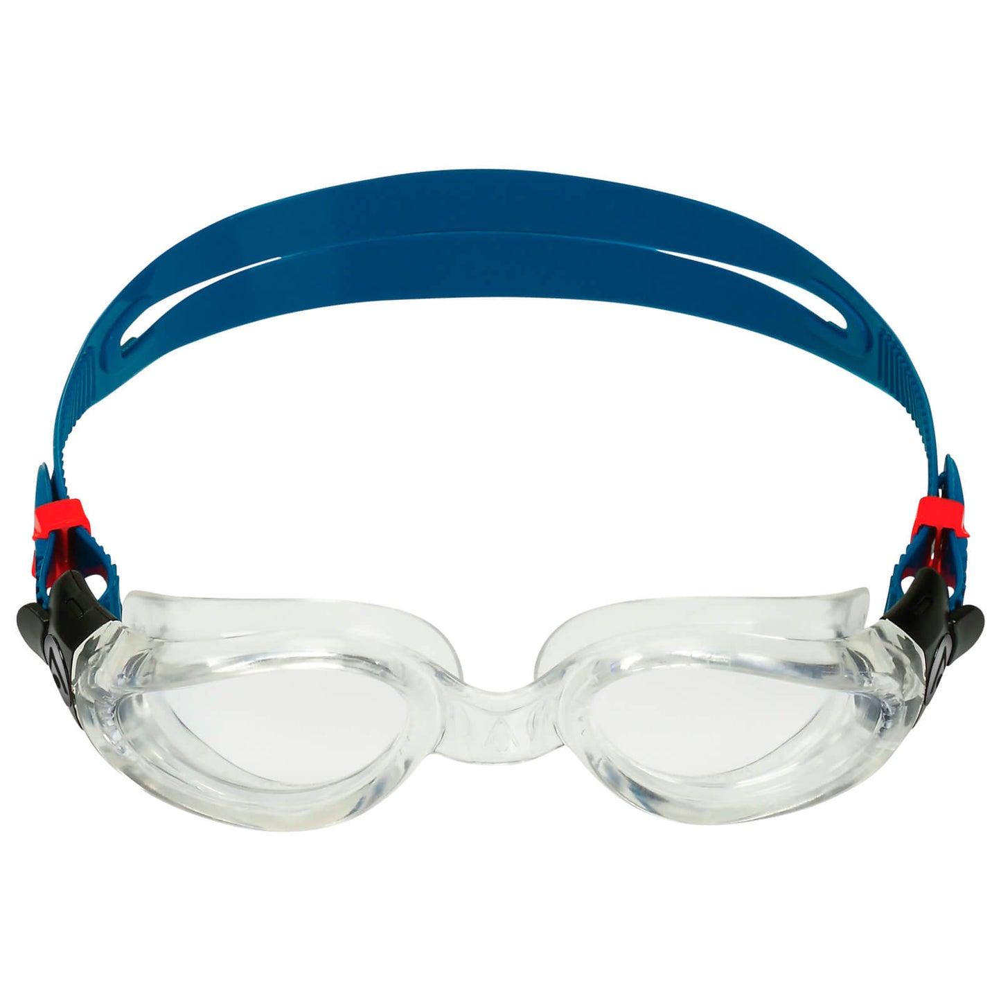 Men's Swimming Goggles Aqua Sphere Kaiman Adult Fitness Pool Transparent/Blue - Clear Alternate 1