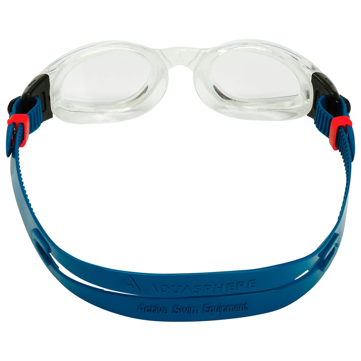 Men's Swimming Goggles Aqua Sphere Kaiman Adult Fitness Pool Transparent/Blue - Clear Alternate 3