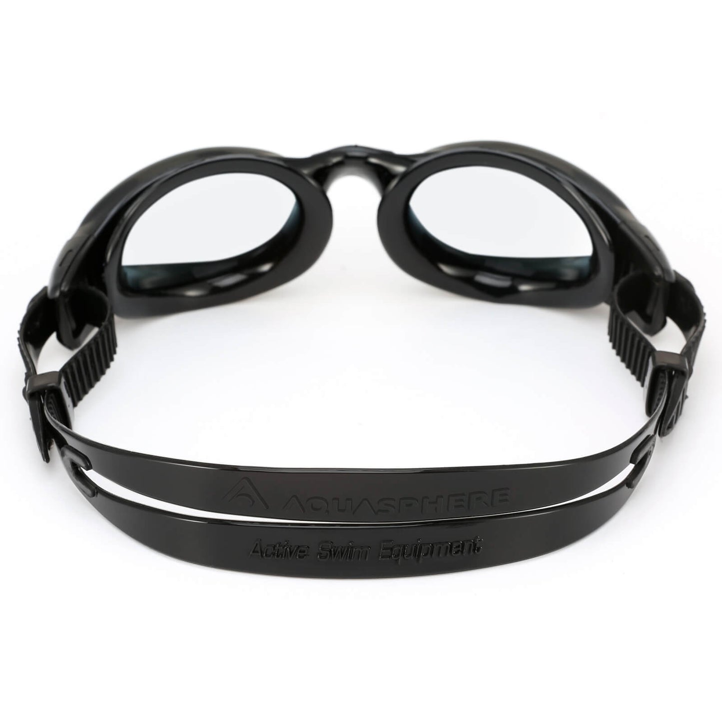 Men's Swimming Goggles Aqua Sphere Kaiman Adult Fitness Pool Black - Clear Alternate 3
