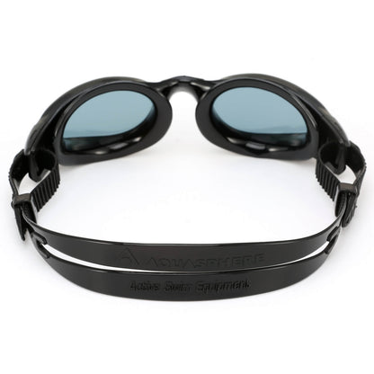 Men's Swimming Goggles Aqua Sphere Kaiman Adult Fitness Pool Black - Smoke Alternate 3