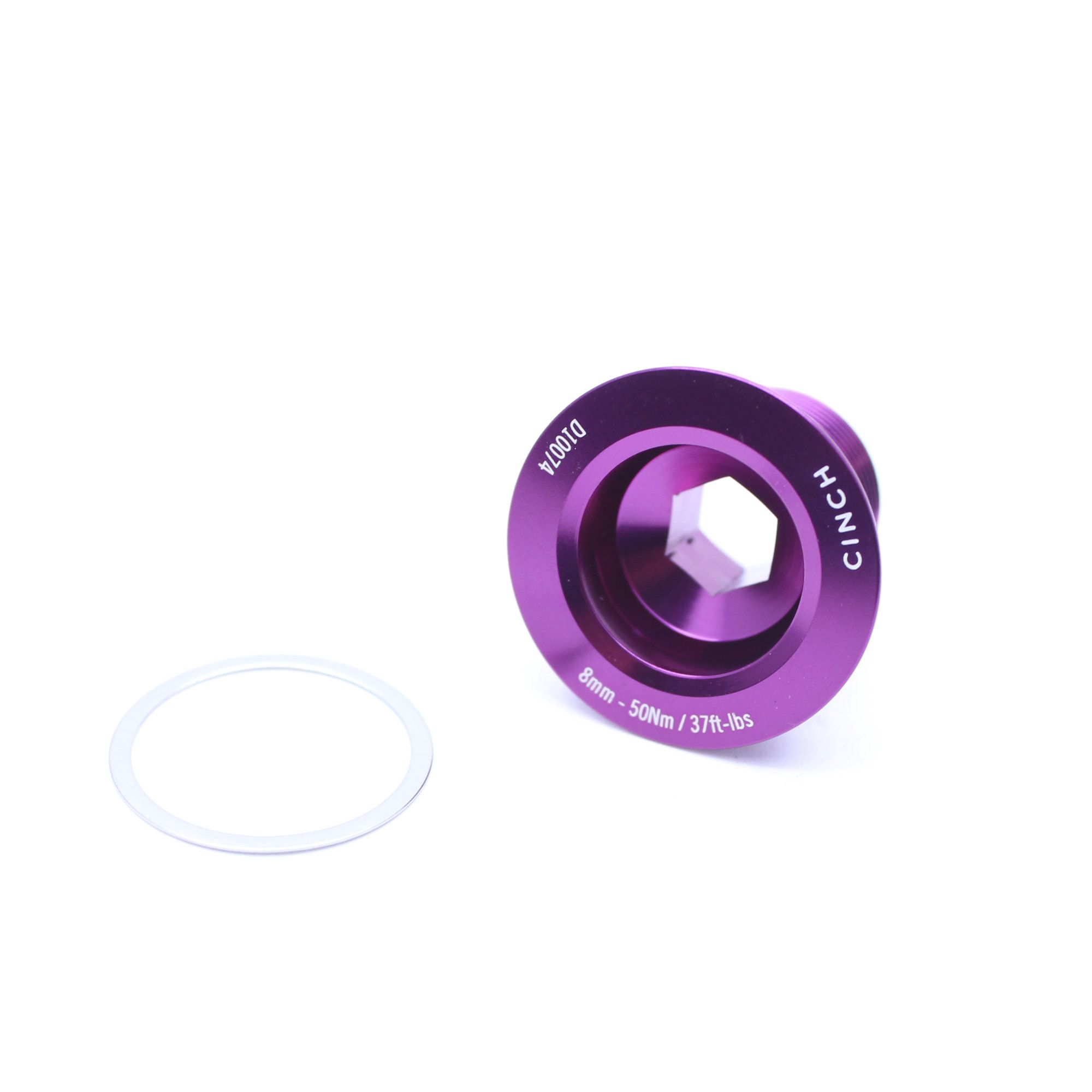 Race Face Clinch NDS Bike Bolt Purple with Washer
