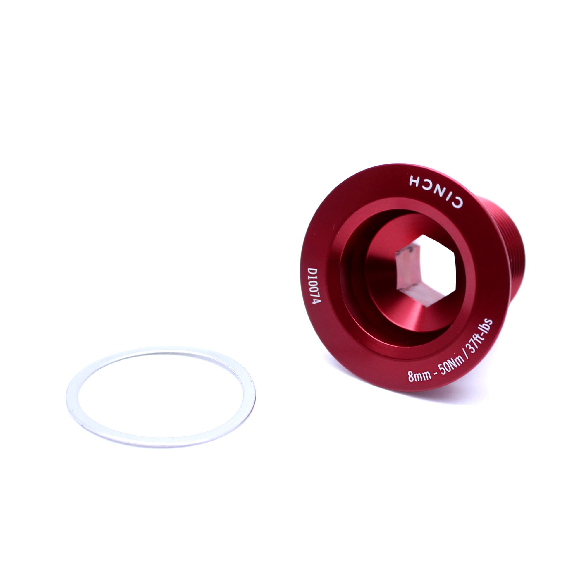 Race Face Clinch NDS Bike Bolt Gloss Red with Washer