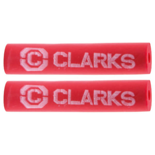 Clarks FPX4 Red X 40mm Bike Frame Cable Protection Twin Pack