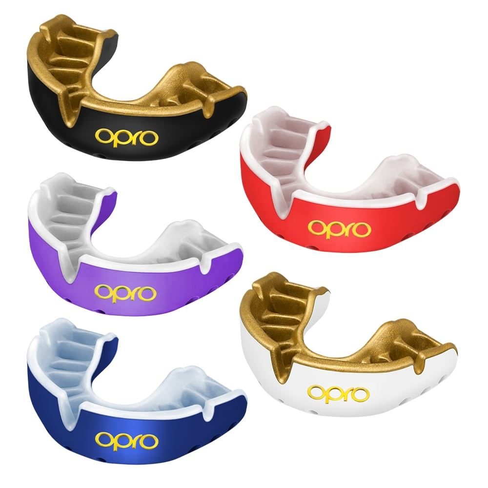 OPRO Self-Fit Gold 2022 Men's Rugby Protective Mouthguard  Collection