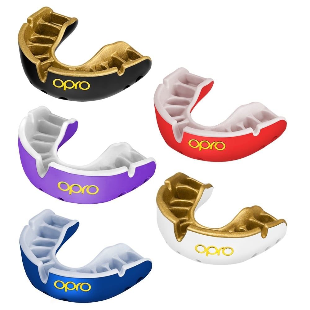 OPRO Self-Fit Junior Gold 2022 Kid's Rugby Protective Mouthguard  Collection