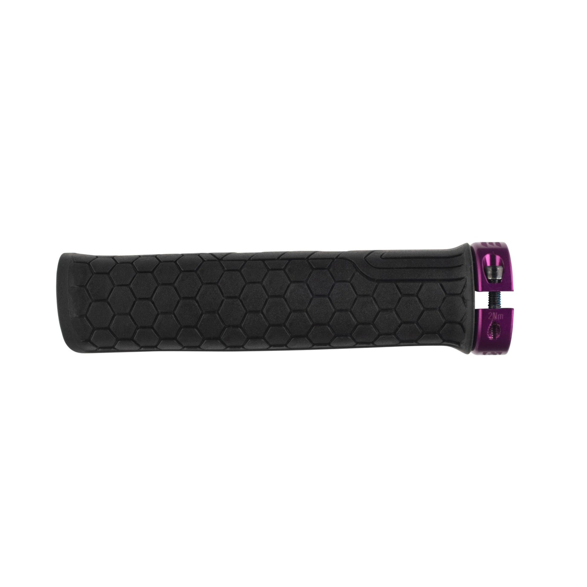 Race Face Gretta Lock-On Bike Handlebar Grips Black/Purple 33mm Alternate 2