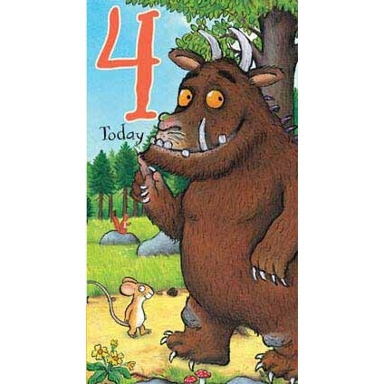 Gift Card Danilo The Gruffalo 9x5 4th