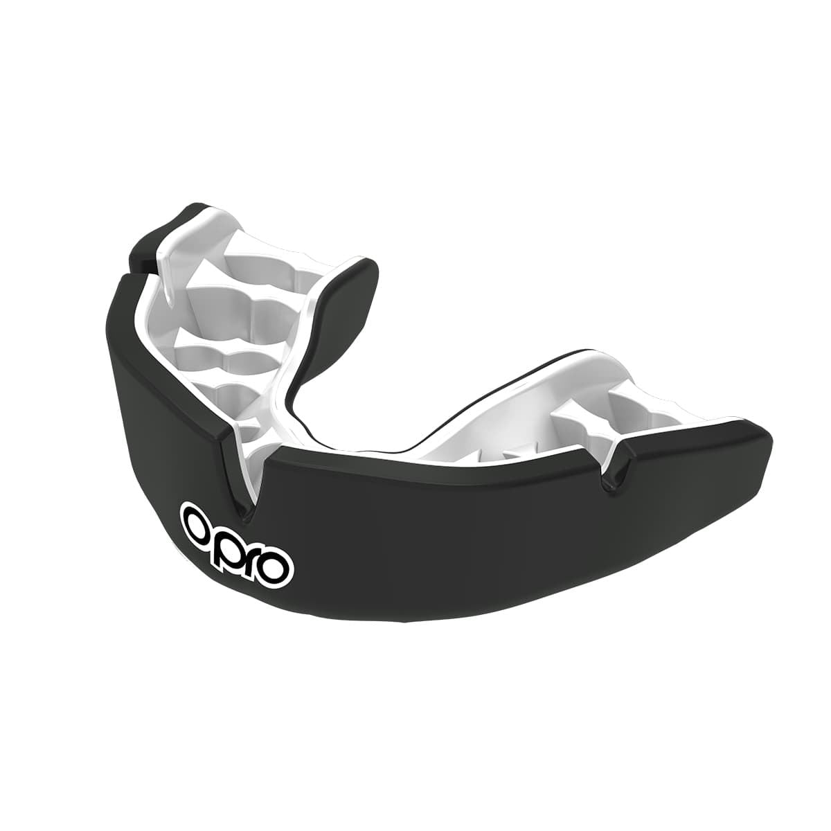 Kid's Rugby Protective Mouthguard Opro Instant Custom Fit Junior 2022 Black/White