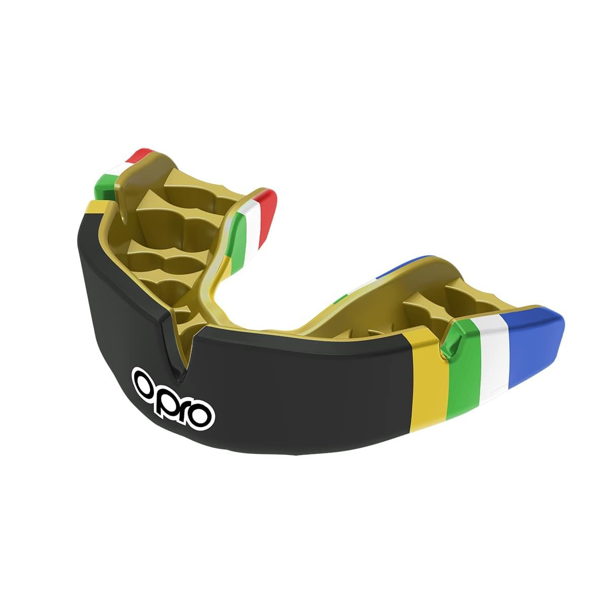 Men's Rugby Protective Mouthguard Opro Instant Custom Fit Countries 2022 South Africa