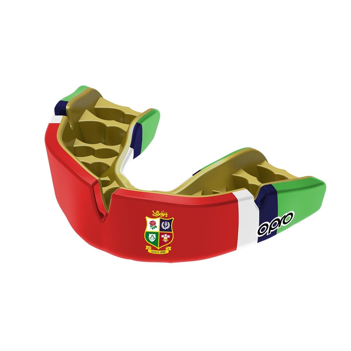 Men's Rugby Protective Mouthguard Opro Instant Custom Fit Licensed 2022 British & Irish Lions