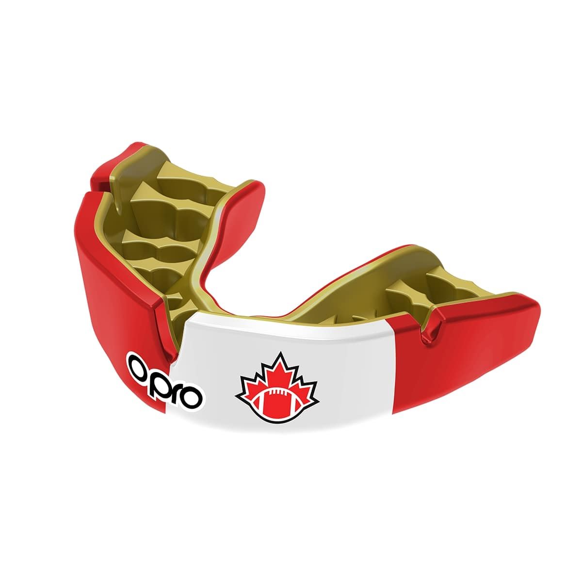 Men's Rugby Protective Mouthguard Opro Instant Custom Fit Licensed 2022 Football Canada
