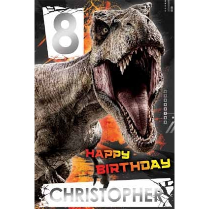 Gift Card Danilo Jurassic World Personalise Age/Name