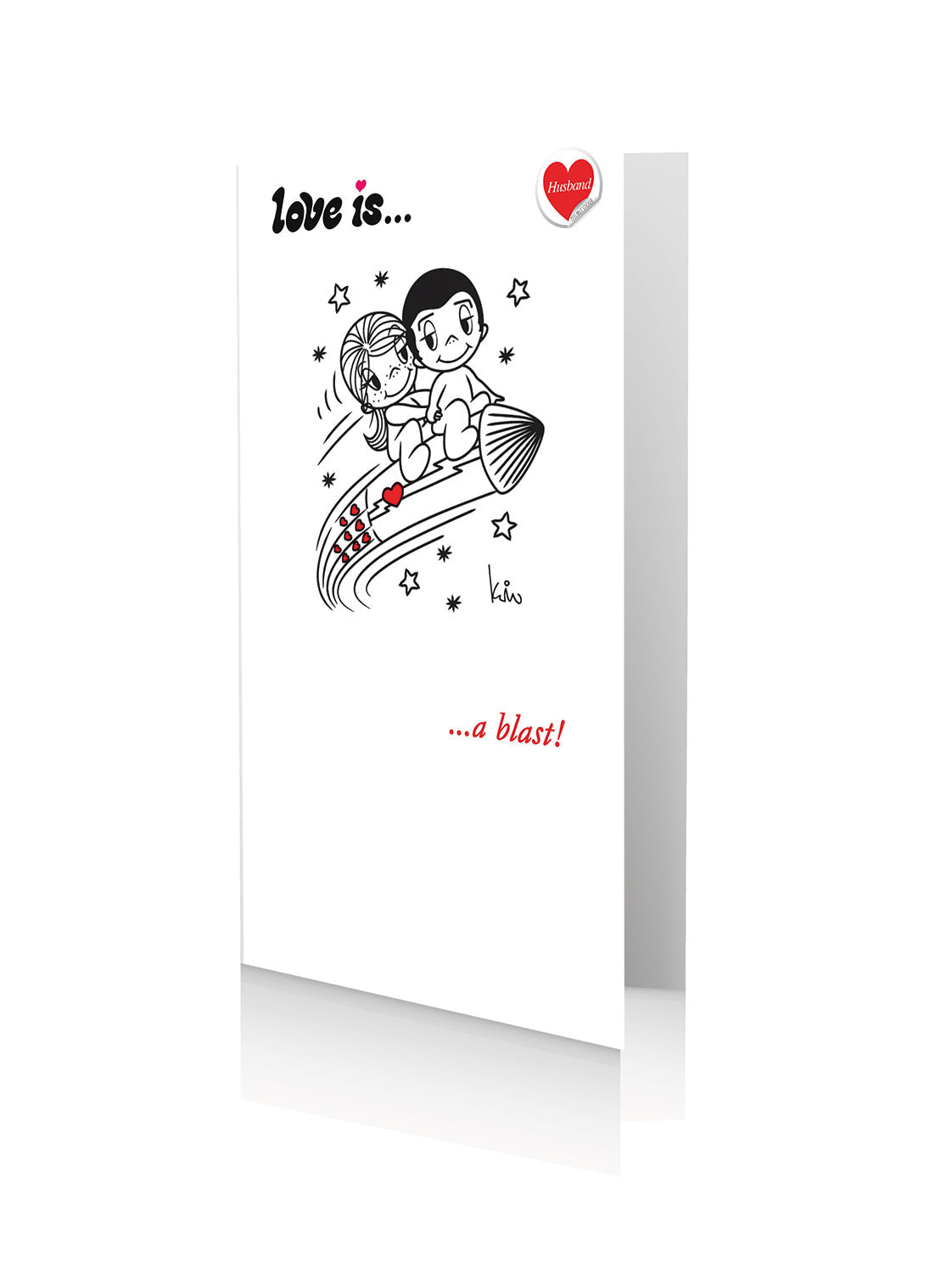 Gift Card Danilo Official Love Is...'A Blast' Husband Valentine's Day Alternate 1