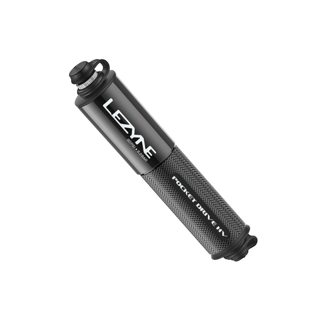 Mini Bike Pump Lezyne Pocket Drive HV High Volume Black