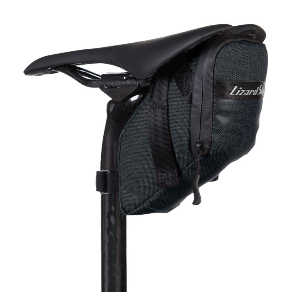 Lizard Skins Mega Cache Bike Saddle Bag Jet Black Alternate 1