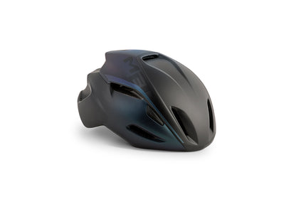 MET Manta Cycling Helmet Black Iridescent Matte Small (52-56cm)