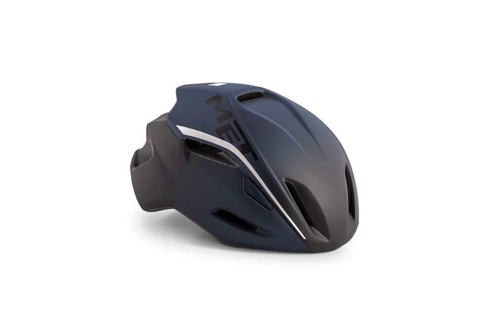 MET Manta Cycling Helmet Shaded Deep Blue Matte Small (52-56cm)