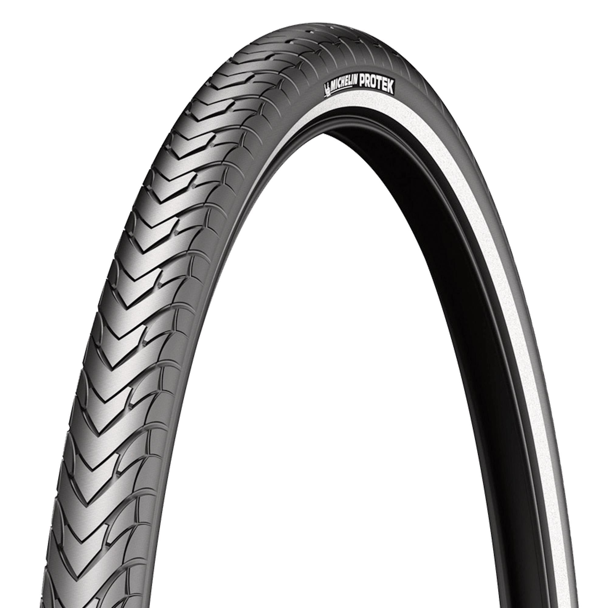 26" Bike Clincher Tyre Michelin Protek Wire 26x1.4" Black/Reflective
