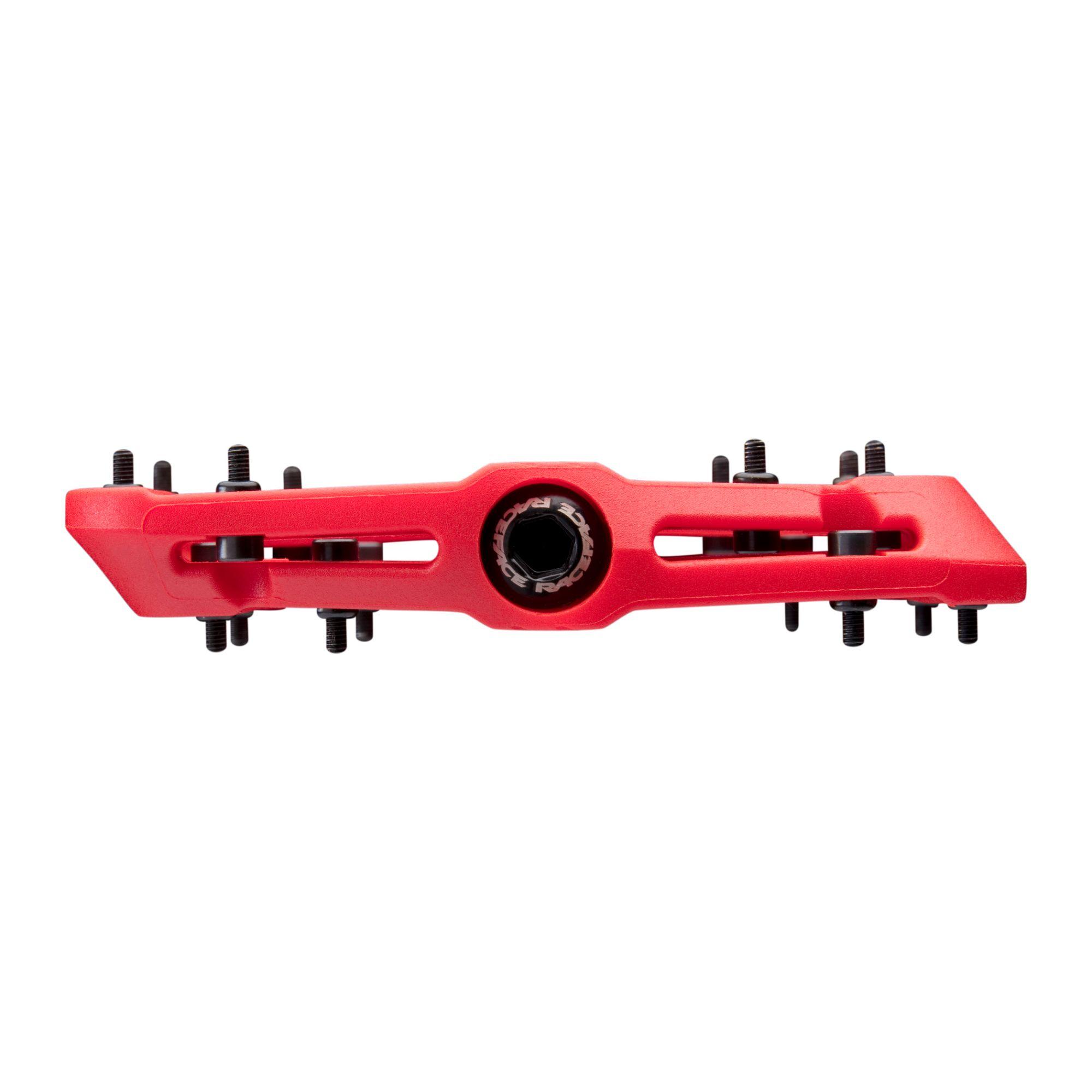 Race Face Chester 9/16 Inch Platform Bike Pedals Red Alternate 2