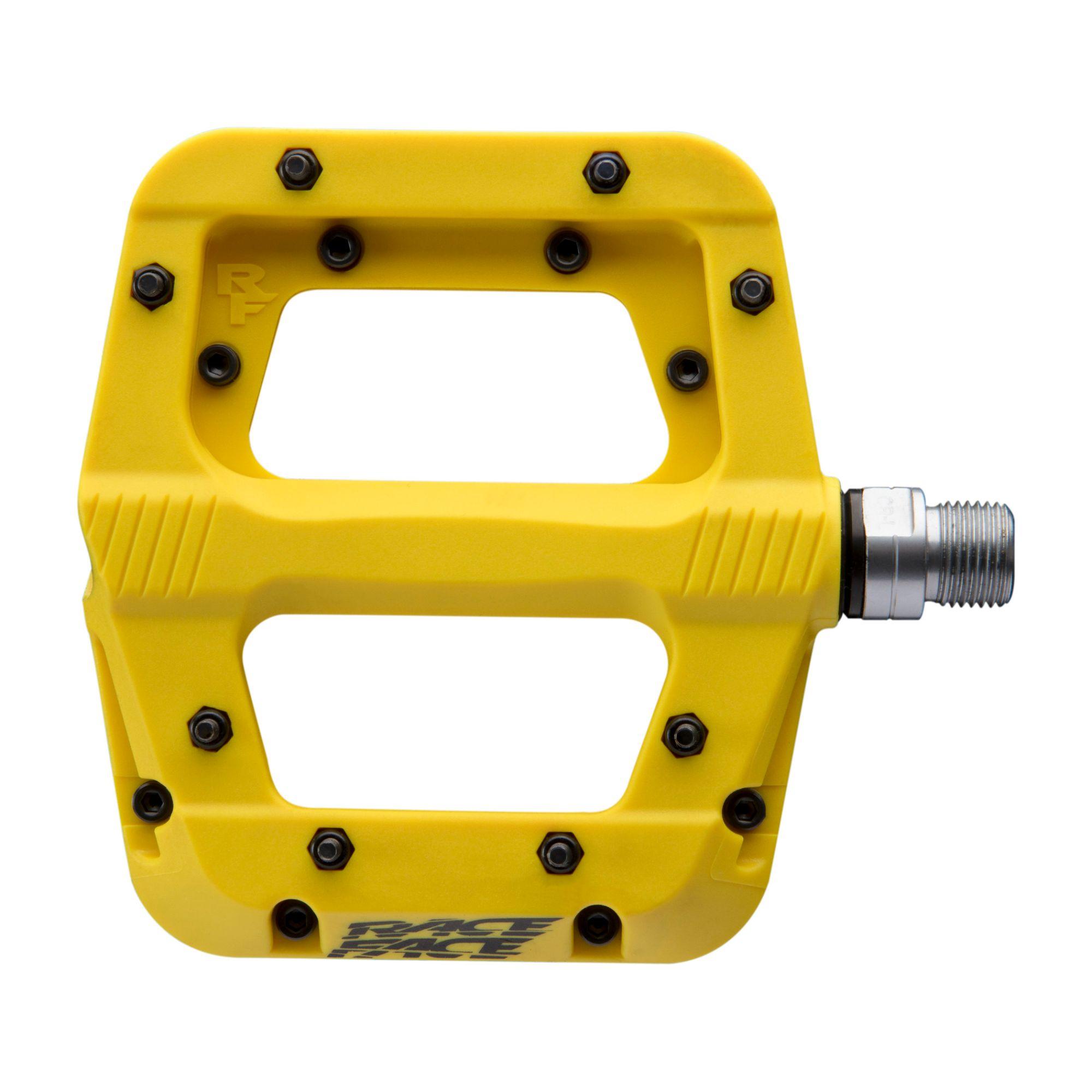 Race Face Chester 9/16 Inch Platform Bike Pedals Yellow