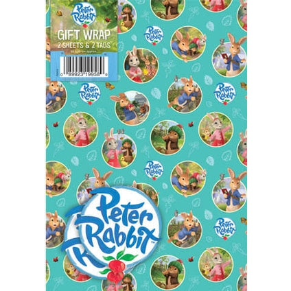 Gift Wrapping Paper Danilo Peter Rabbit 10 Sheets With 8 Tags
