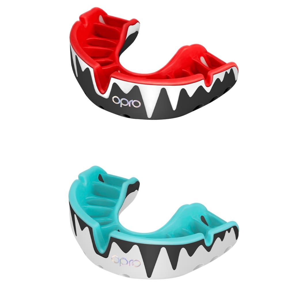 OPRO Self-Fit Platinum Fangz 2022 Men's Rugby Protective Mouthguard  Collection