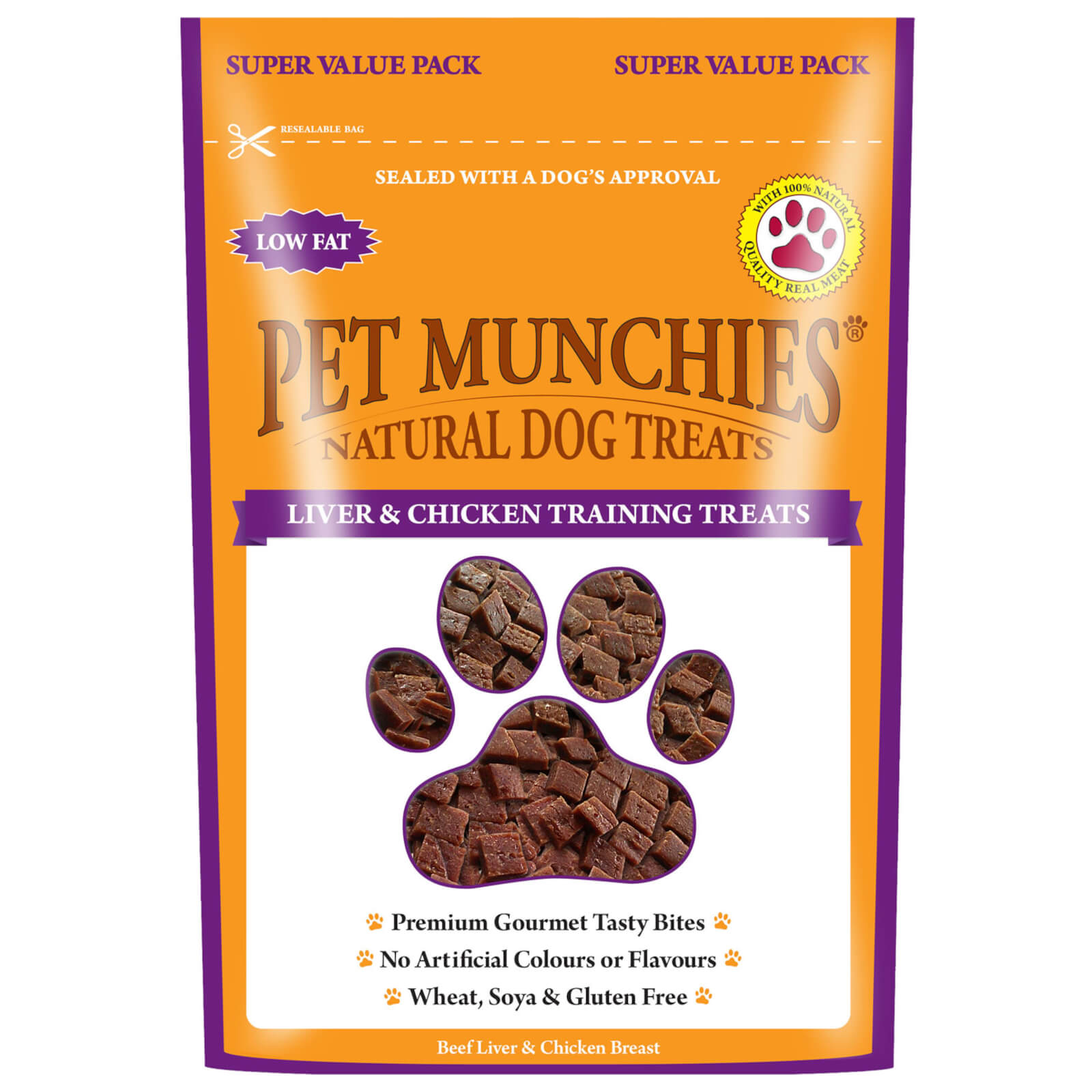 Puppy Treat Pet Munchies Munchies Training Liver and Chicken 150 g x Pack of 8